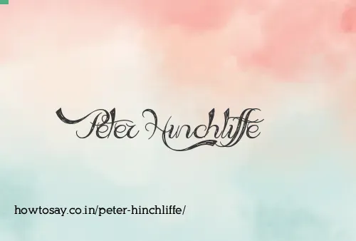 Peter Hinchliffe