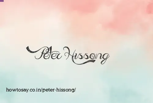 Peter Hissong