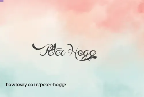 Peter Hogg