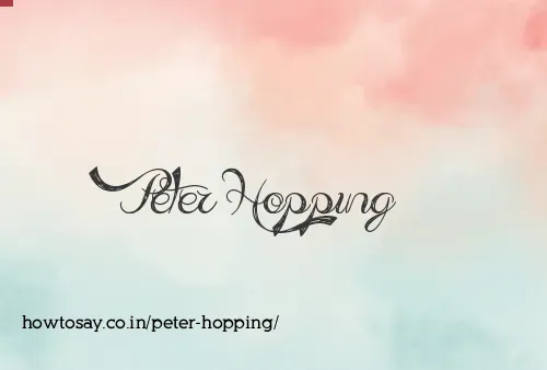 Peter Hopping