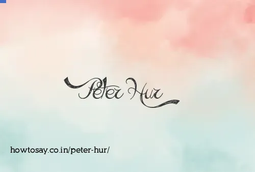 Peter Hur