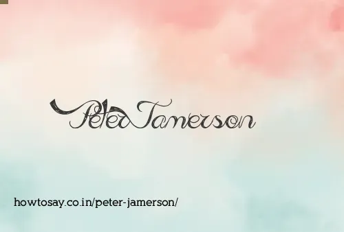 Peter Jamerson