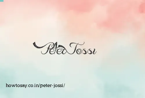 Peter Jossi