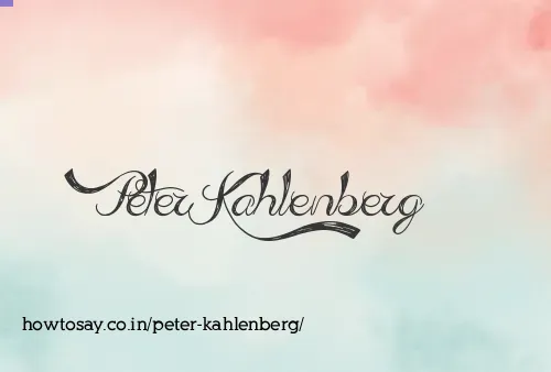 Peter Kahlenberg