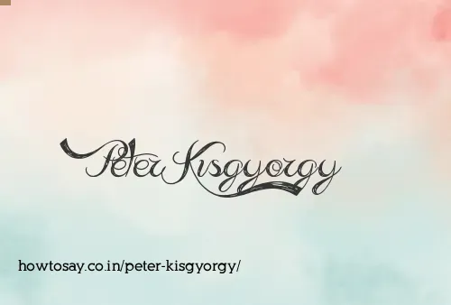 Peter Kisgyorgy