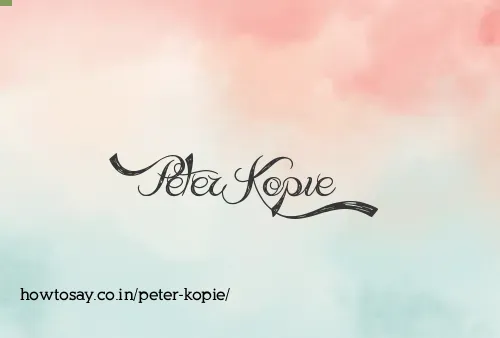 Peter Kopie