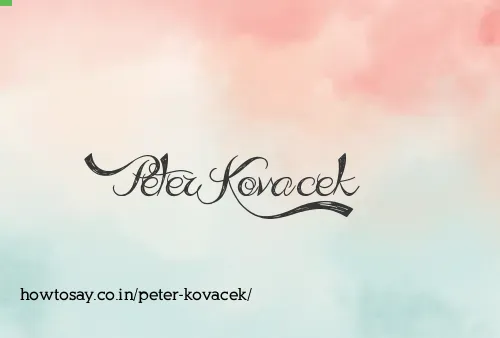 Peter Kovacek