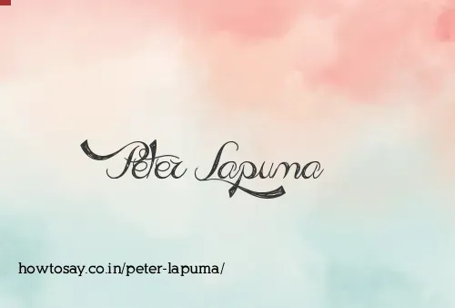 Peter Lapuma