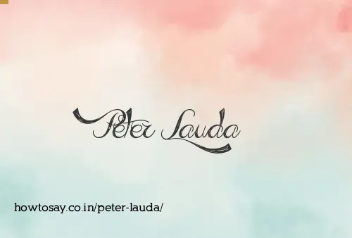 Peter Lauda