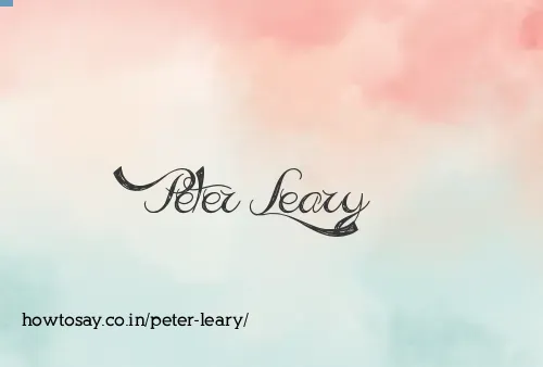 Peter Leary