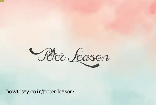 Peter Leason