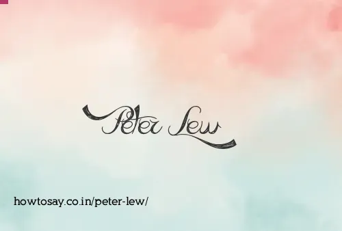 Peter Lew