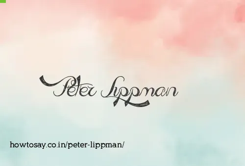 Peter Lippman