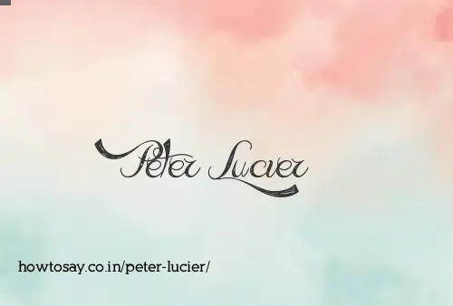 Peter Lucier