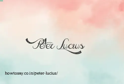 Peter Lucius