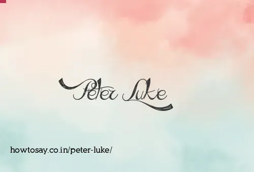 Peter Luke