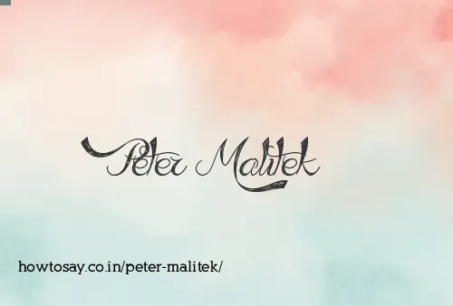 Peter Malitek