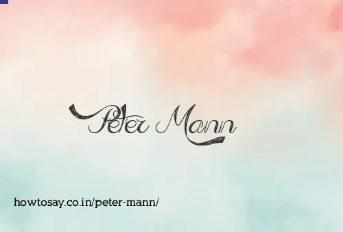 Peter Mann