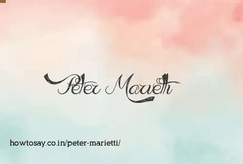Peter Marietti