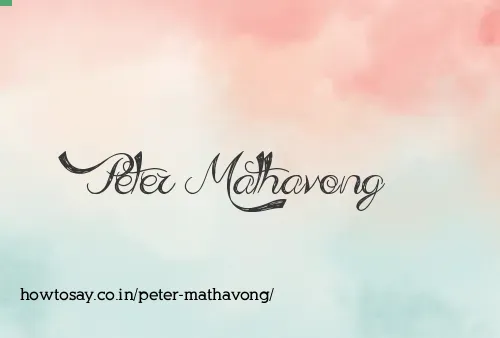 Peter Mathavong