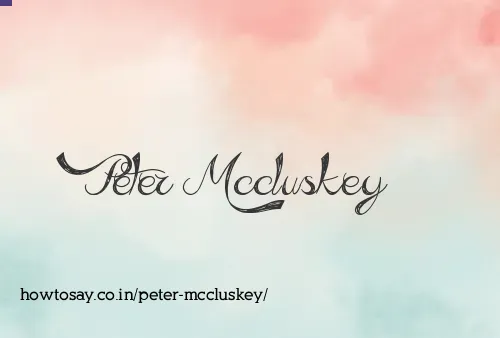 Peter Mccluskey