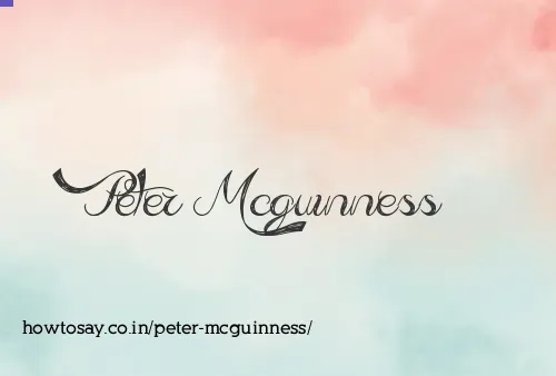 Peter Mcguinness