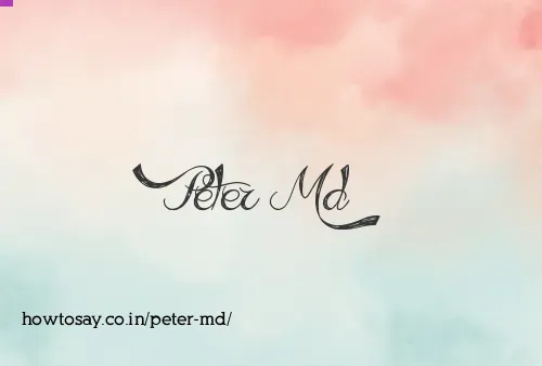 Peter Md