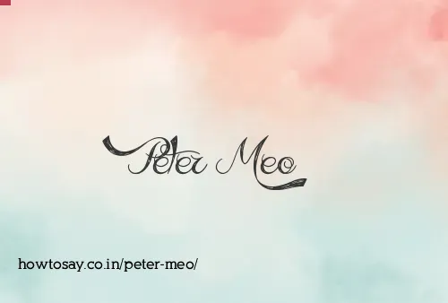 Peter Meo