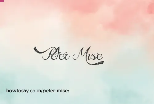 Peter Mise