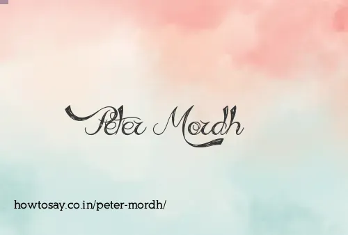 Peter Mordh