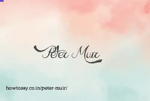 Peter Muir