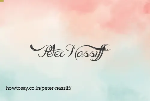 Peter Nassiff