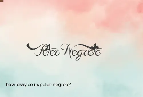 Peter Negrete