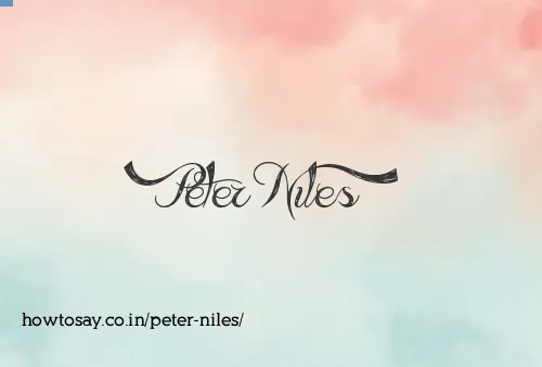 Peter Niles