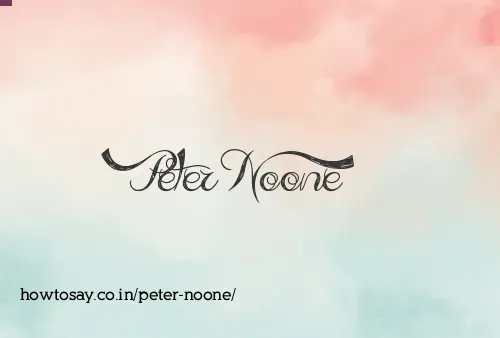 Peter Noone