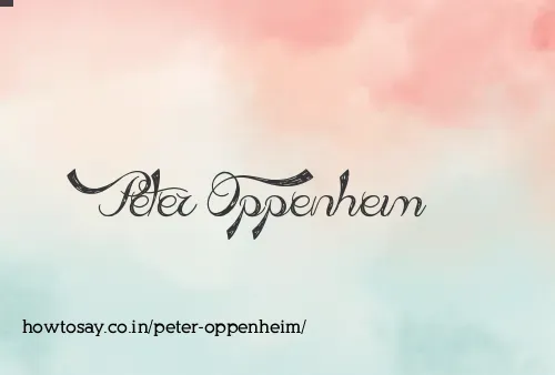 Peter Oppenheim
