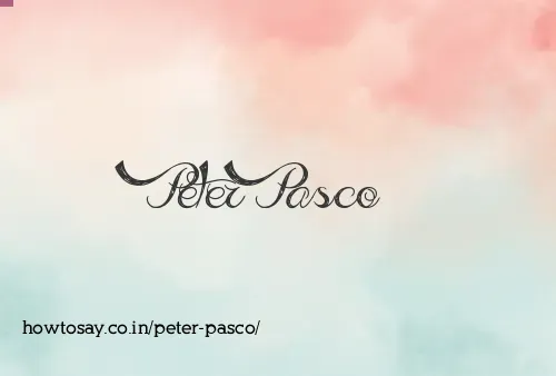 Peter Pasco