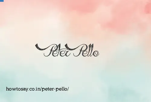 Peter Pello
