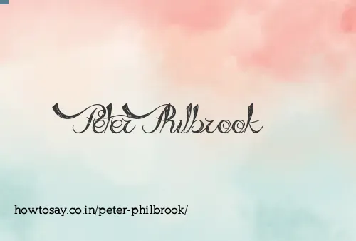Peter Philbrook