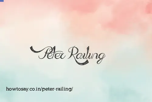 Peter Railing