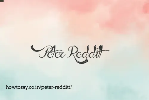 Peter Redditt