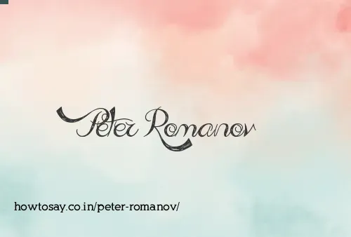 Peter Romanov
