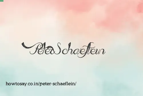 Peter Schaeflein