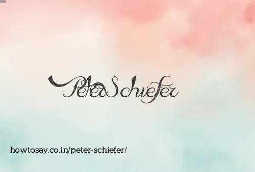 Peter Schiefer