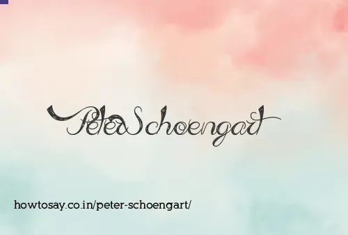 Peter Schoengart