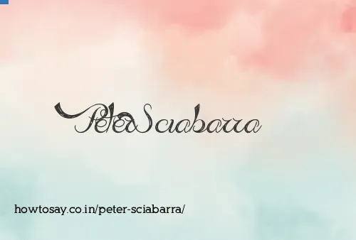 Peter Sciabarra