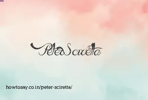 Peter Sciretta