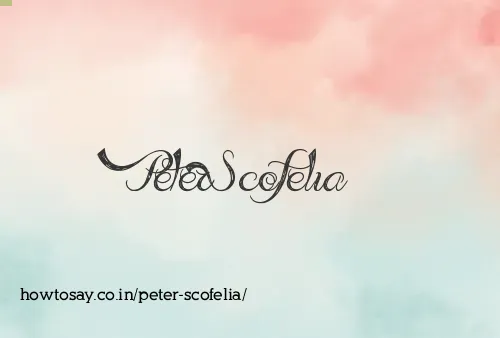 Peter Scofelia