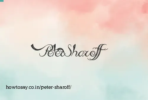 Peter Sharoff