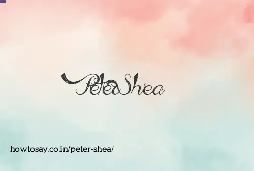 Peter Shea